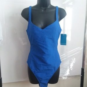 ☃️SESSA 1pc blue swim suit size 16